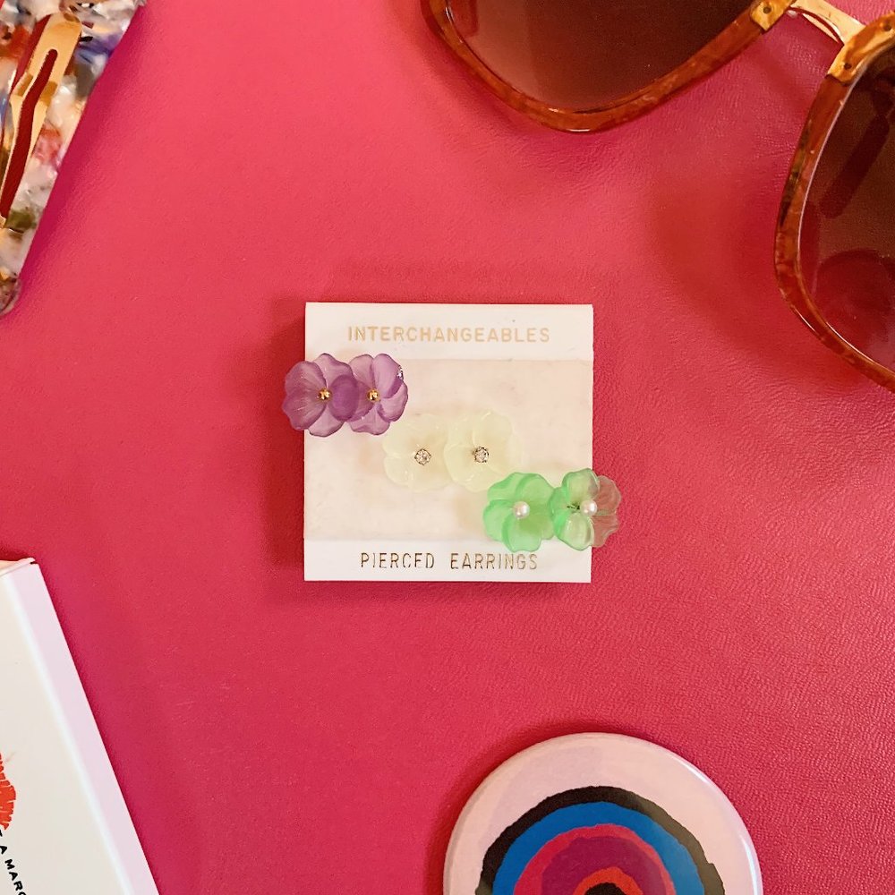 NWT vintage earring trio